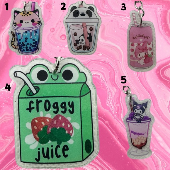 Cutie Drink KBK Keychains - Picture 2 of 9